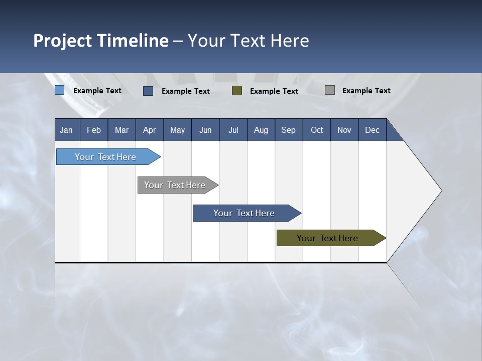 Smoke Coming Out Of A Frying Pan On Top Of A Stove PowerPoint Template