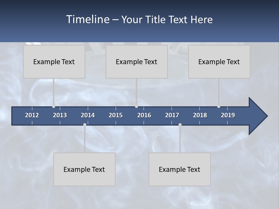 Smoke Coming Out Of A Frying Pan On Top Of A Stove PowerPoint Template