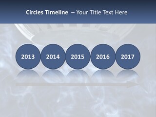 Smoke Coming Out Of A Frying Pan On Top Of A Stove PowerPoint Template