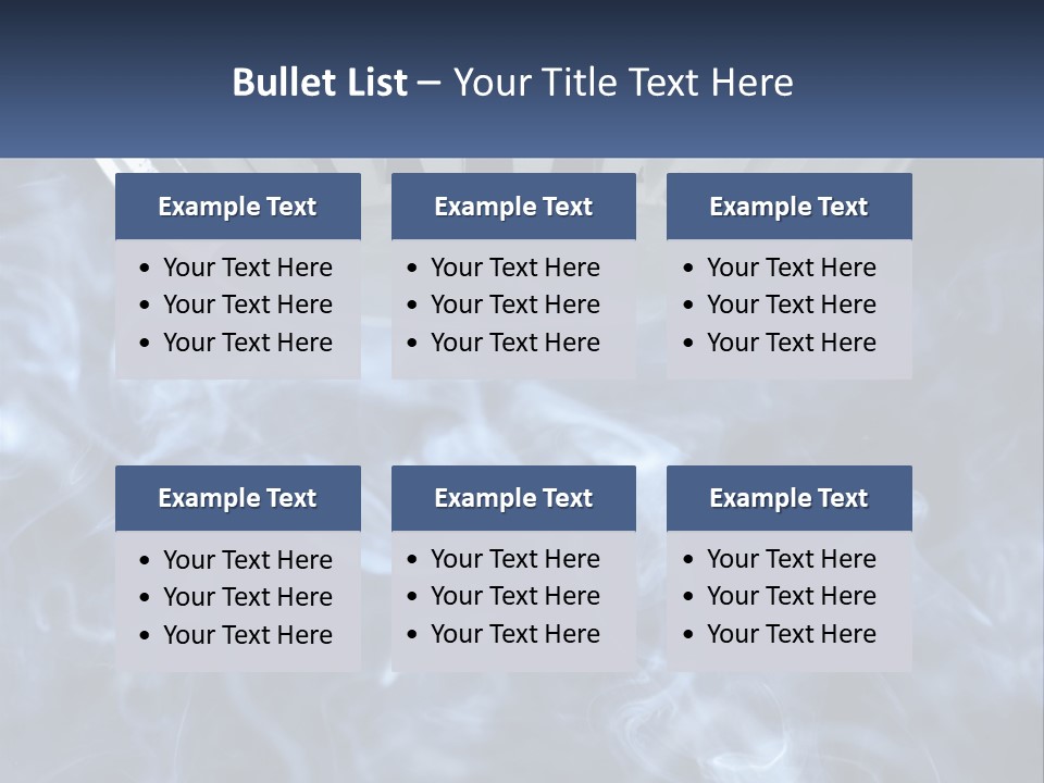 Smoke Coming Out Of A Frying Pan On Top Of A Stove PowerPoint Template