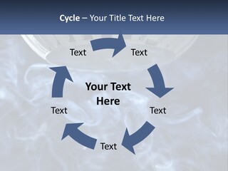 Smoke Coming Out Of A Frying Pan On Top Of A Stove PowerPoint Template