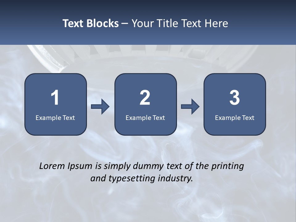 Smoke Coming Out Of A Frying Pan On Top Of A Stove PowerPoint Template