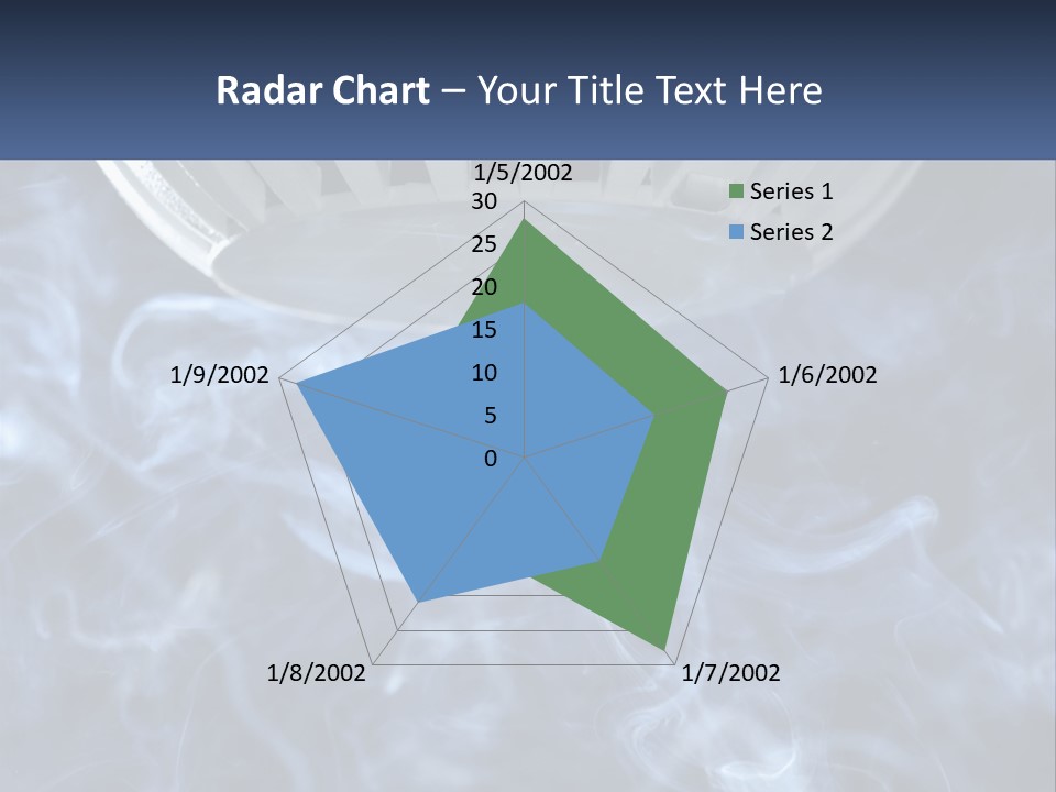 Smoke Coming Out Of A Frying Pan On Top Of A Stove PowerPoint Template