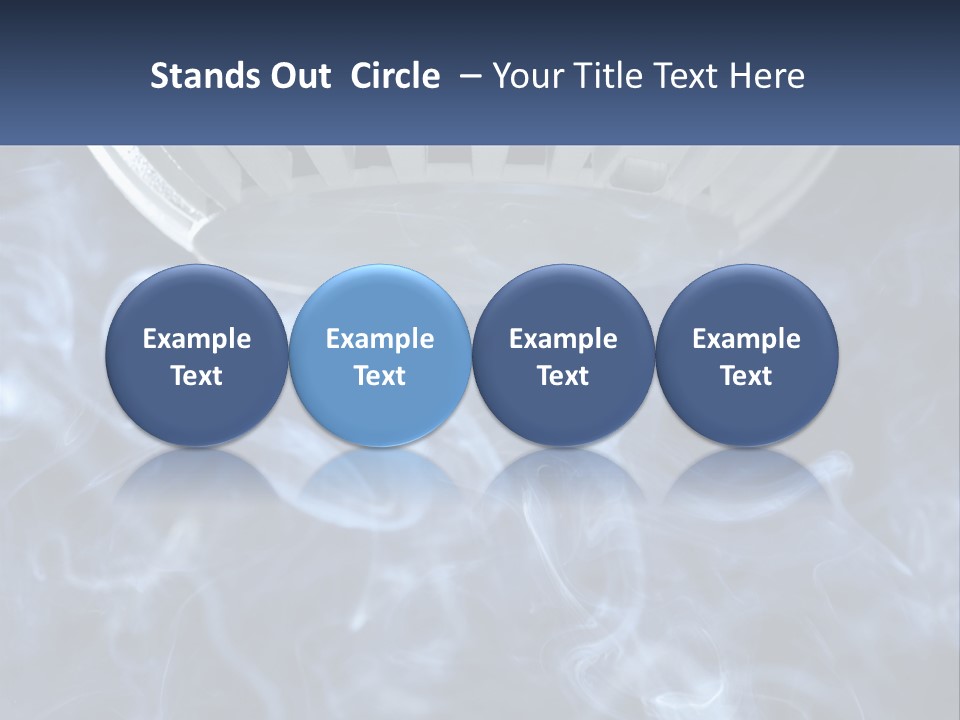Smoke Coming Out Of A Frying Pan On Top Of A Stove PowerPoint Template