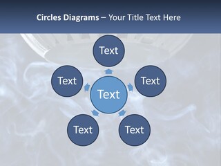 Smoke Coming Out Of A Frying Pan On Top Of A Stove PowerPoint Template