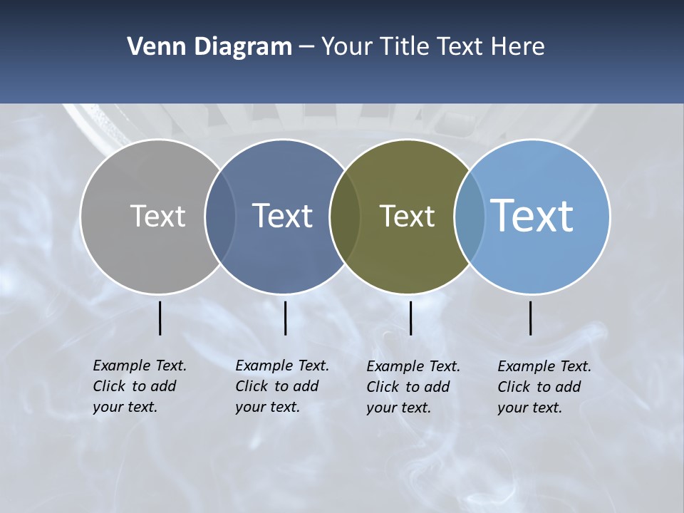 Smoke Coming Out Of A Frying Pan On Top Of A Stove PowerPoint Template