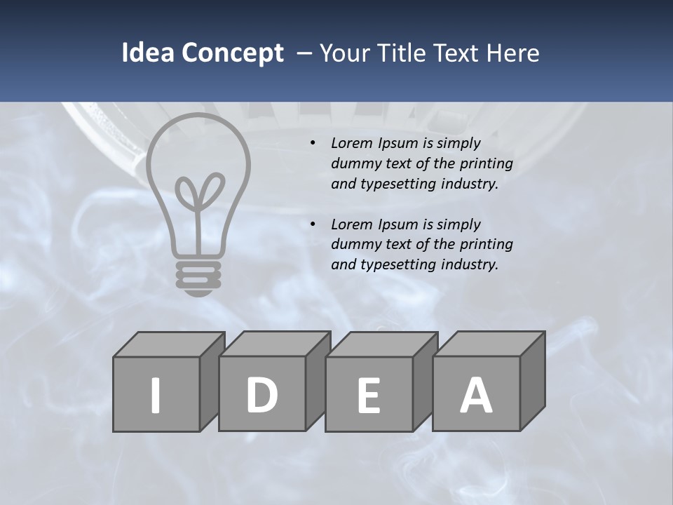 Smoke Coming Out Of A Frying Pan On Top Of A Stove PowerPoint Template