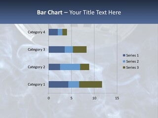 Smoke Coming Out Of A Frying Pan On Top Of A Stove PowerPoint Template