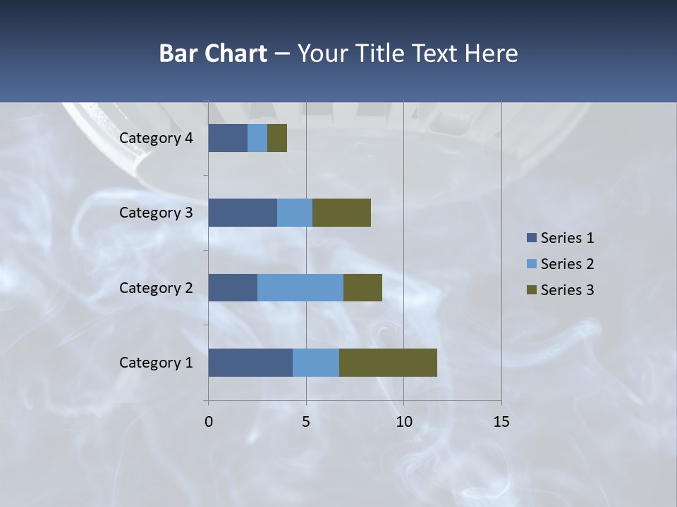 Smoke Coming Out Of A Frying Pan On Top Of A Stove PowerPoint Template