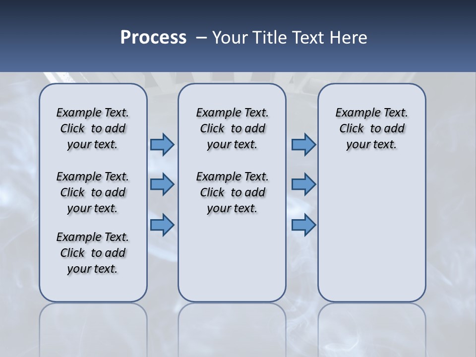 Smoke Coming Out Of A Frying Pan On Top Of A Stove PowerPoint Template