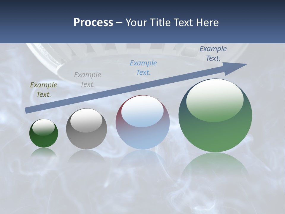 Smoke Coming Out Of A Frying Pan On Top Of A Stove PowerPoint Template