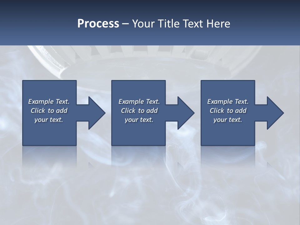 Smoke Coming Out Of A Frying Pan On Top Of A Stove PowerPoint Template