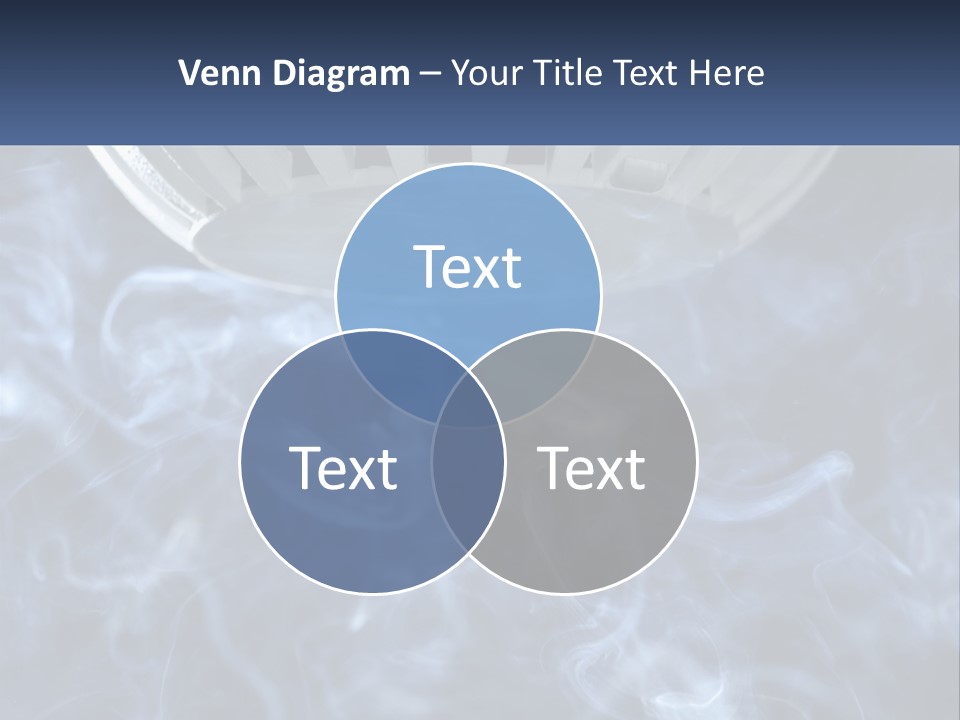 Smoke Coming Out Of A Frying Pan On Top Of A Stove PowerPoint Template