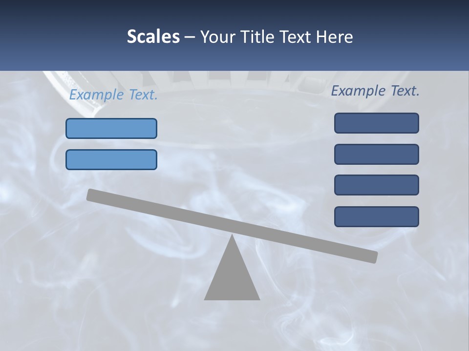 Smoke Coming Out Of A Frying Pan On Top Of A Stove PowerPoint Template