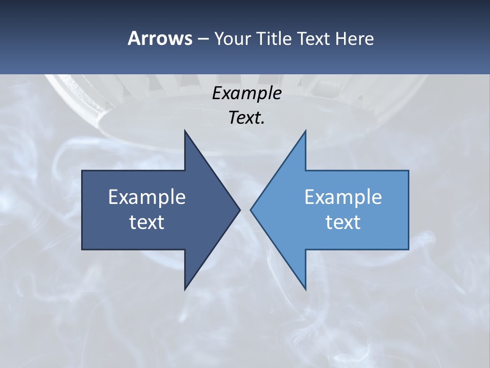 Smoke Coming Out Of A Frying Pan On Top Of A Stove PowerPoint Template