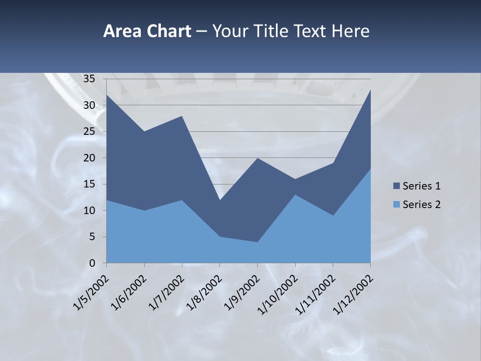 Smoke Coming Out Of A Frying Pan On Top Of A Stove PowerPoint Template