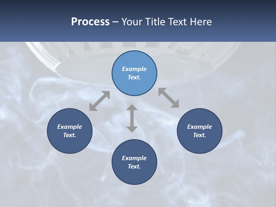 Smoke Coming Out Of A Frying Pan On Top Of A Stove PowerPoint Template