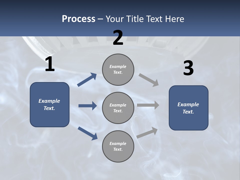 Smoke Coming Out Of A Frying Pan On Top Of A Stove PowerPoint Template