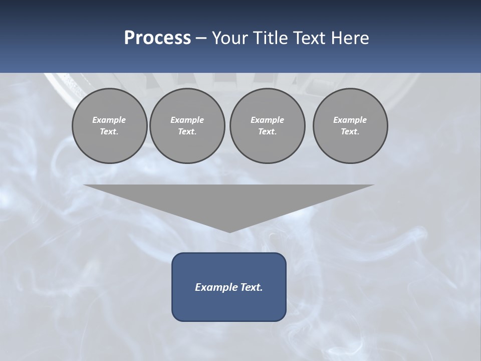 Smoke Coming Out Of A Frying Pan On Top Of A Stove PowerPoint Template