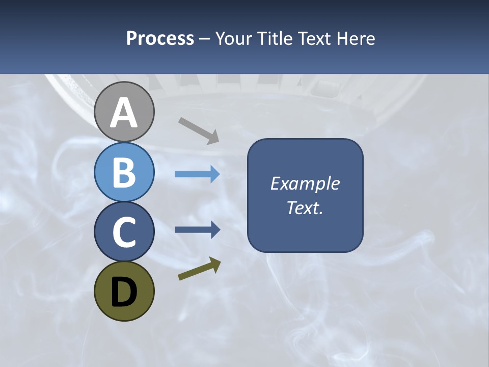 Smoke Coming Out Of A Frying Pan On Top Of A Stove PowerPoint Template