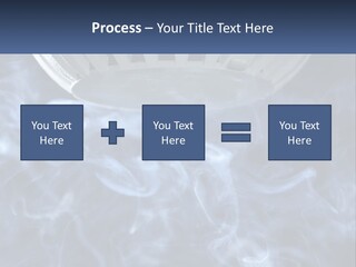 Smoke Coming Out Of A Frying Pan On Top Of A Stove PowerPoint Template