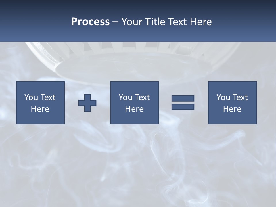 Smoke Coming Out Of A Frying Pan On Top Of A Stove PowerPoint Template
