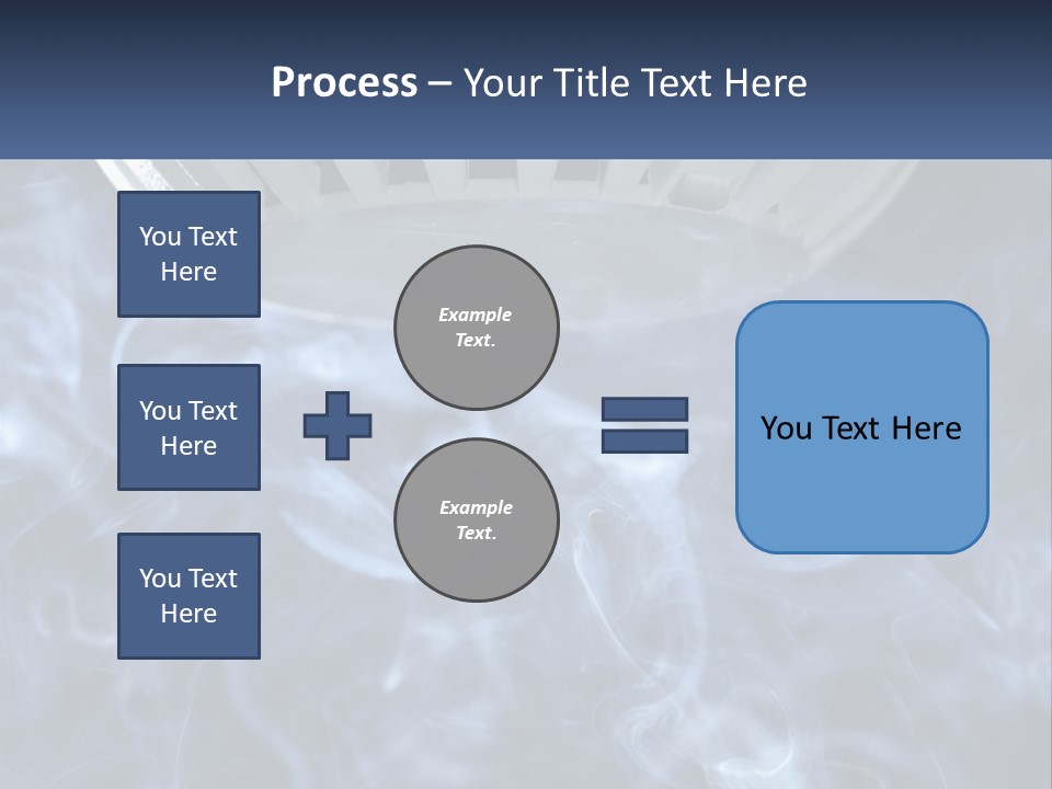 Smoke Coming Out Of A Frying Pan On Top Of A Stove PowerPoint Template