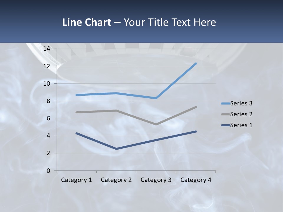 Smoke Coming Out Of A Frying Pan On Top Of A Stove PowerPoint Template