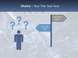 Smoke Coming Out Of A Frying Pan On Top Of A Stove PowerPoint Template