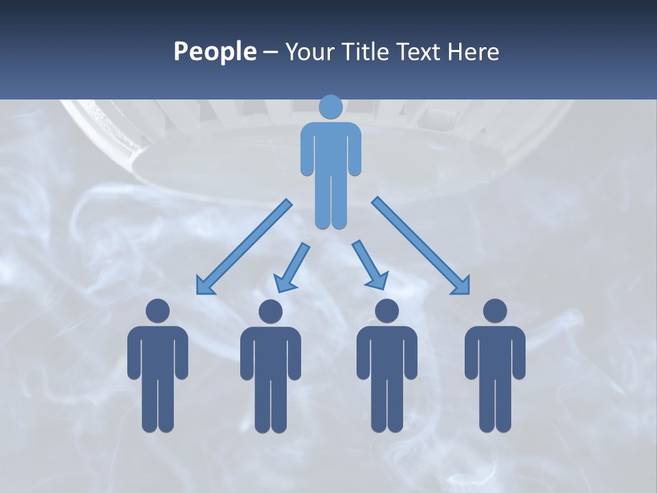 Smoke Coming Out Of A Frying Pan On Top Of A Stove PowerPoint Template