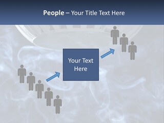 Smoke Coming Out Of A Frying Pan On Top Of A Stove PowerPoint Template