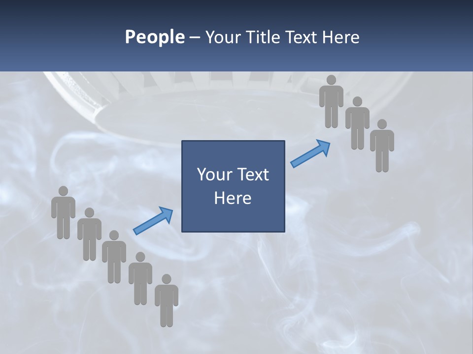 Smoke Coming Out Of A Frying Pan On Top Of A Stove PowerPoint Template