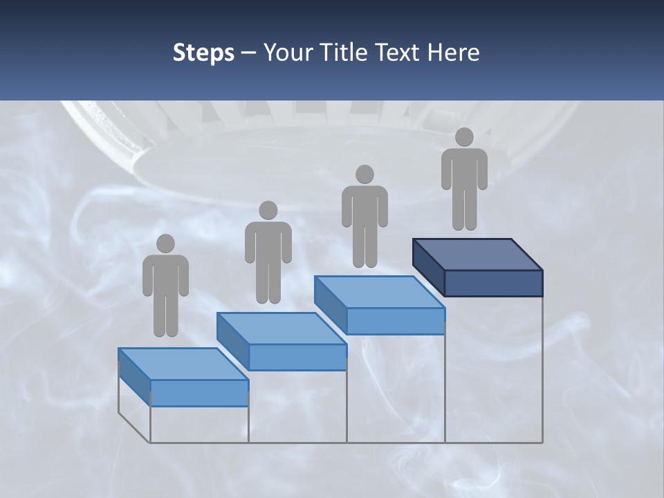 Smoke Coming Out Of A Frying Pan On Top Of A Stove PowerPoint Template