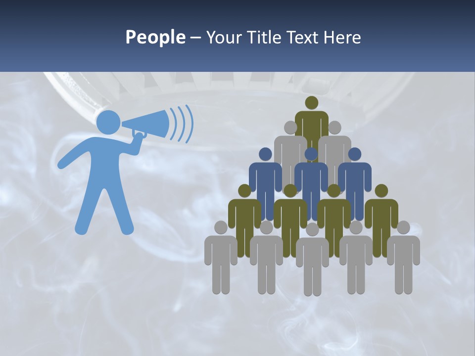 Smoke Coming Out Of A Frying Pan On Top Of A Stove PowerPoint Template