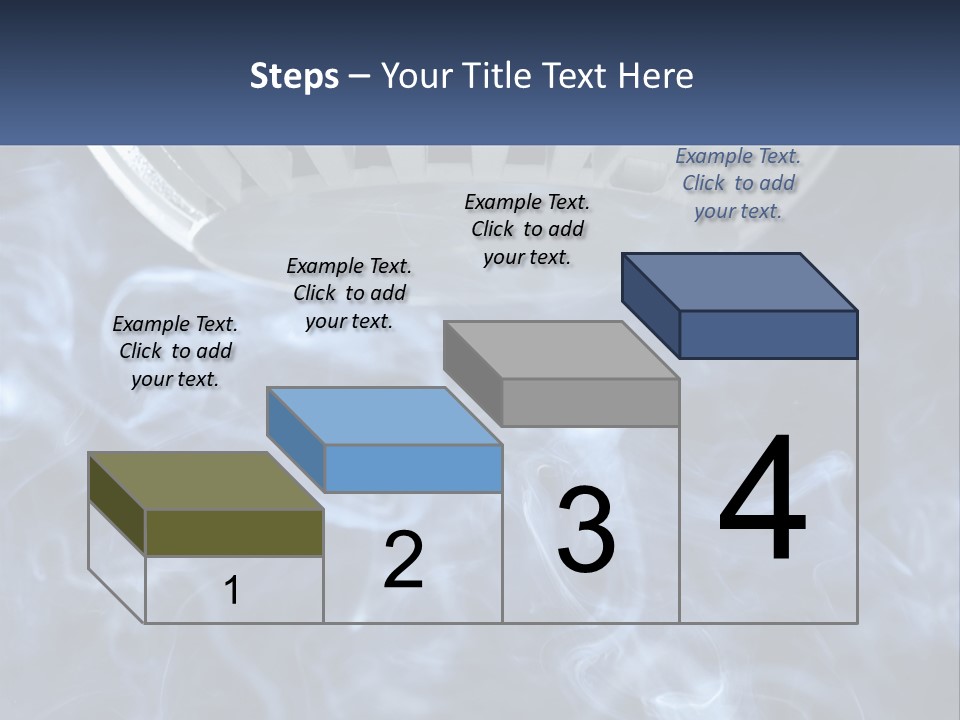 Smoke Coming Out Of A Frying Pan On Top Of A Stove PowerPoint Template