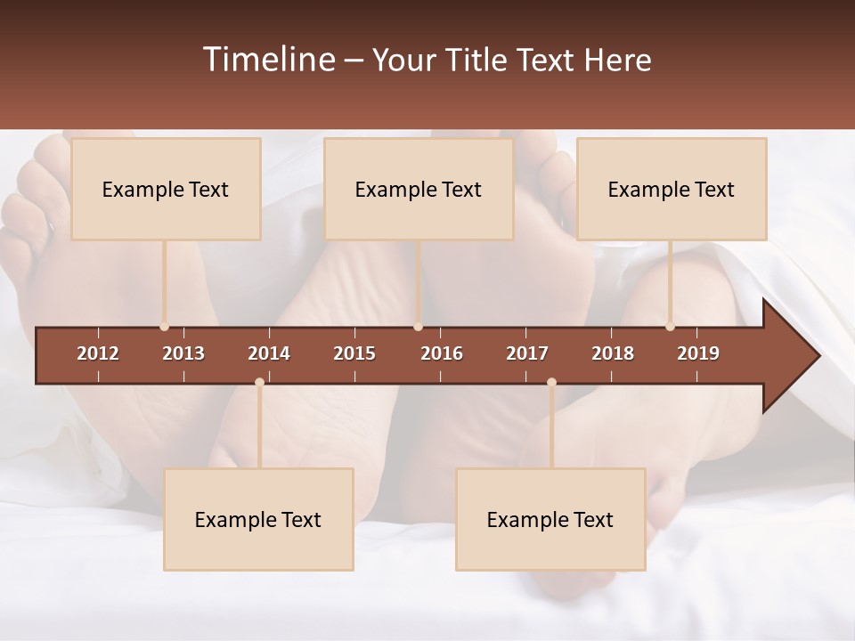 A Person Laying In Bed With Their Feet Up PowerPoint Template