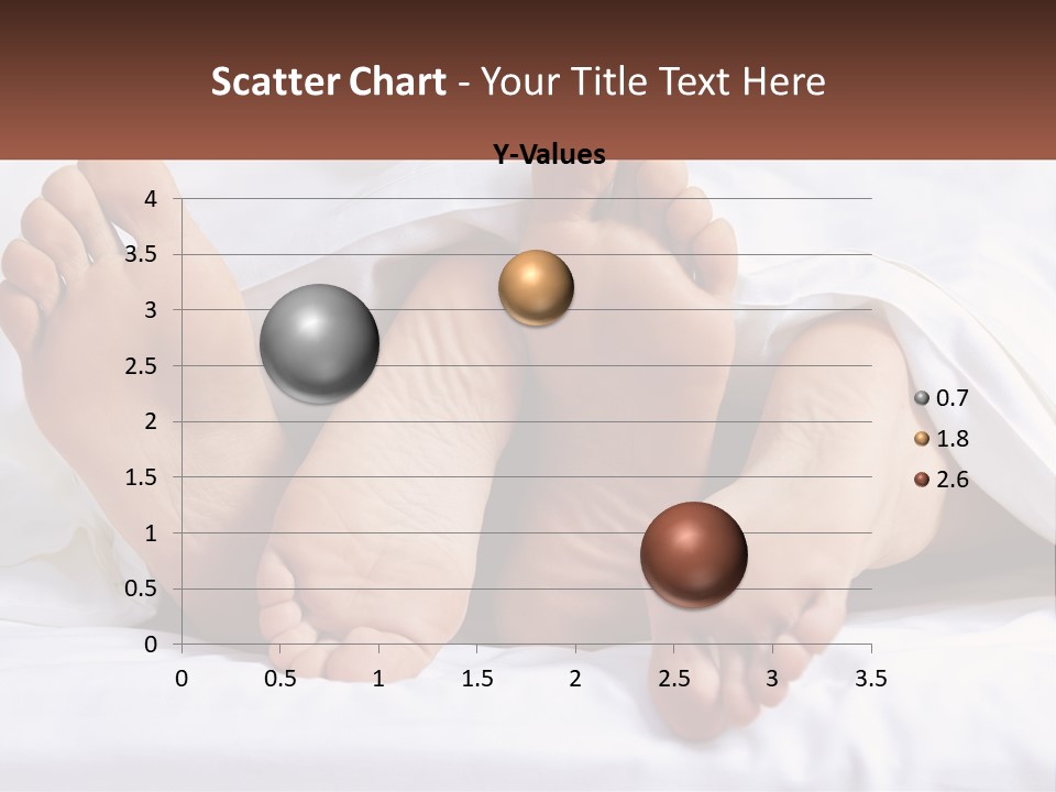 A Person Laying In Bed With Their Feet Up PowerPoint Template