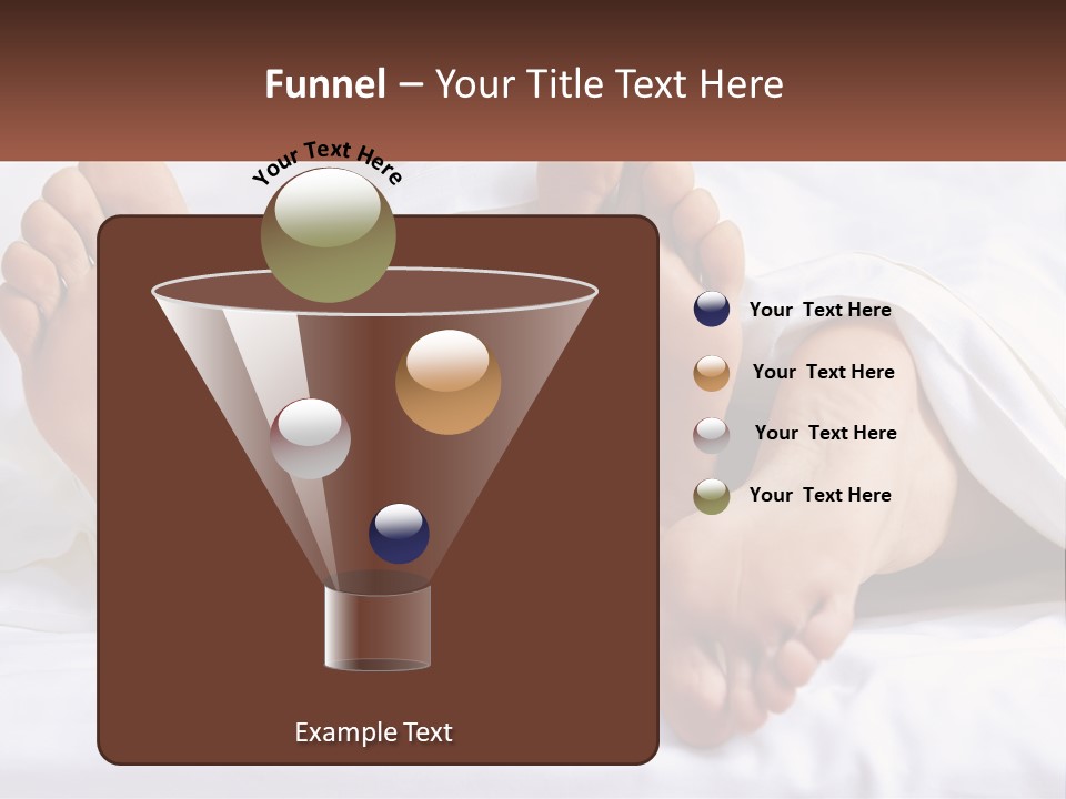 A Person Laying In Bed With Their Feet Up PowerPoint Template