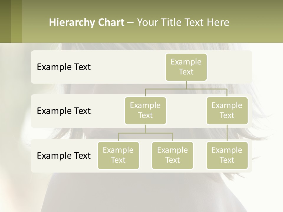 A Woman With Blonde Hair Is Looking At The Camera PowerPoint Template