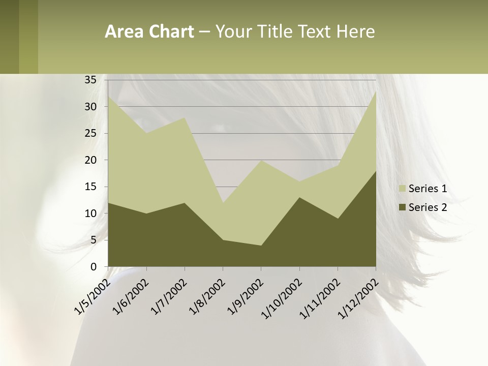A Woman With Blonde Hair Is Looking At The Camera PowerPoint Template