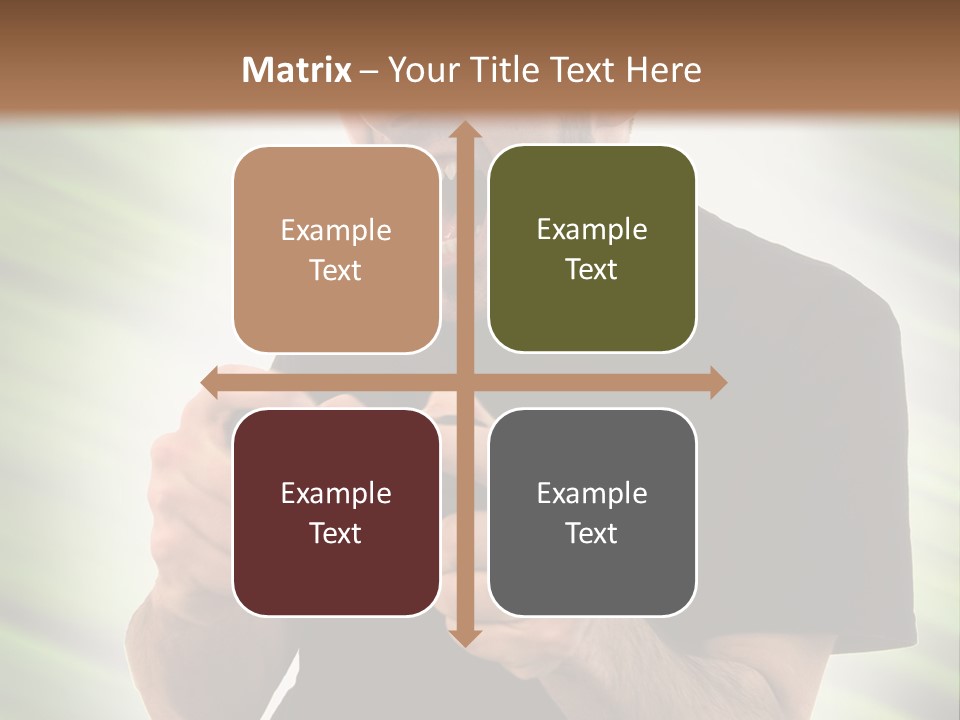 A Man Holding A Remote Control In His Hand PowerPoint Template