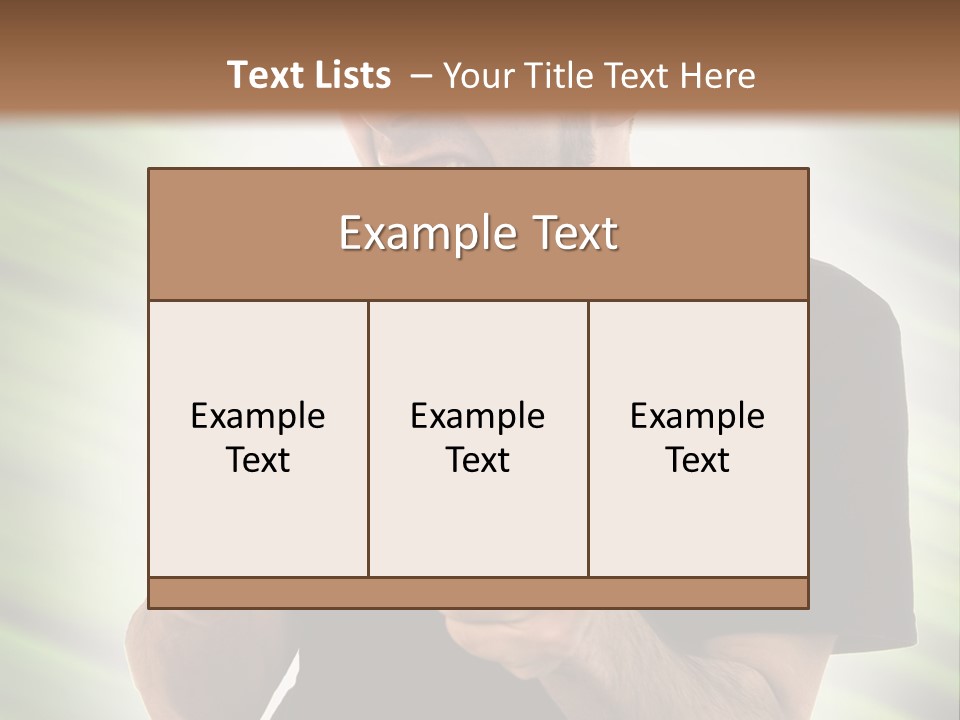 A Man Holding A Remote Control In His Hand PowerPoint Template