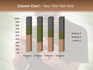 A Man Holding A Remote Control In His Hand PowerPoint Template