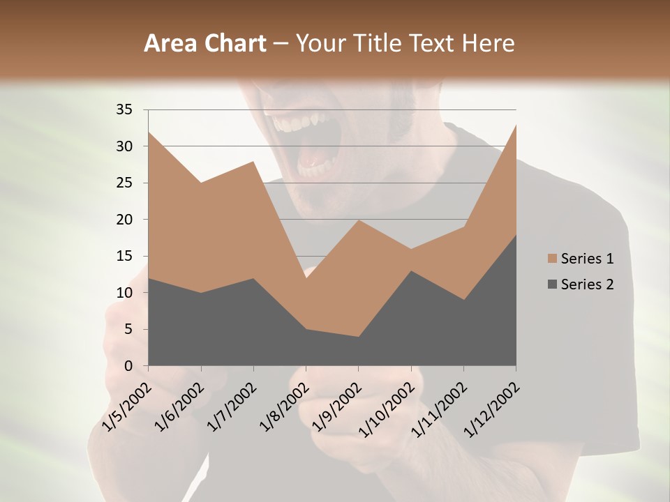 A Man Holding A Remote Control In His Hand PowerPoint Template
