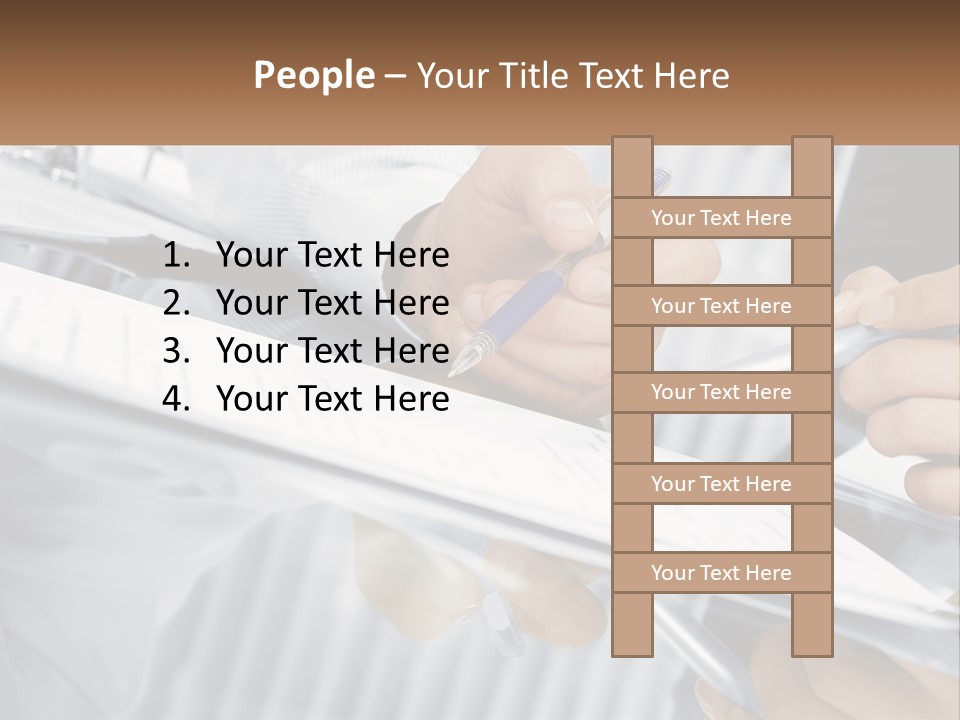 Partner Entrepreneur Meet PowerPoint Template