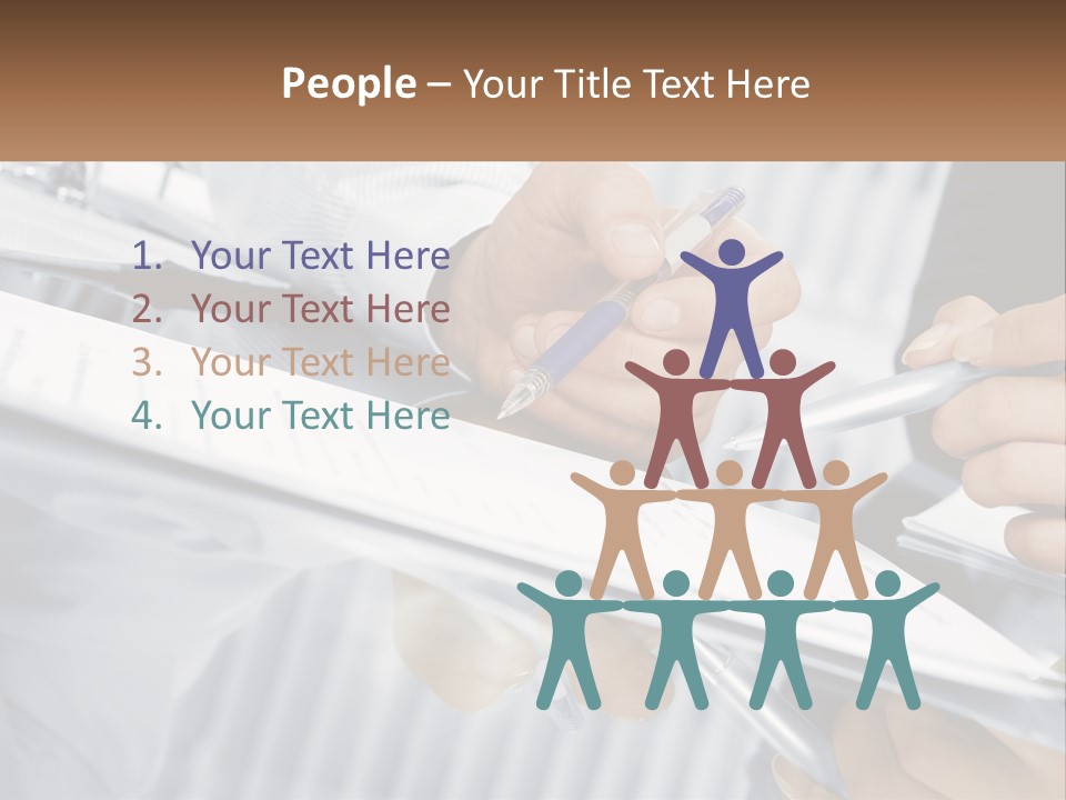 Partner Entrepreneur Meet PowerPoint Template