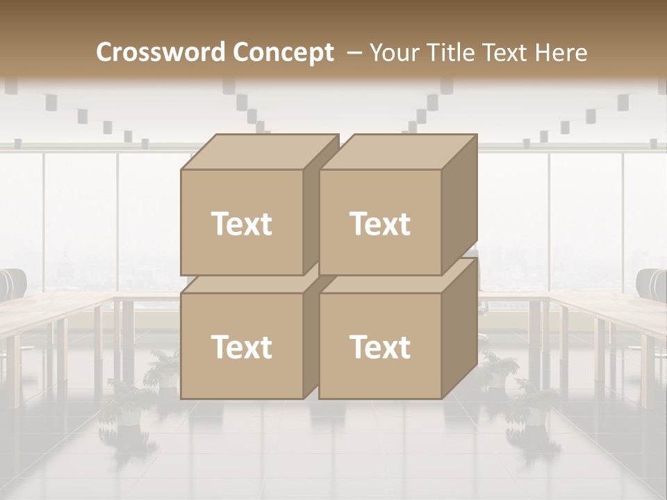 Interior Panorama Tiled PowerPoint Template