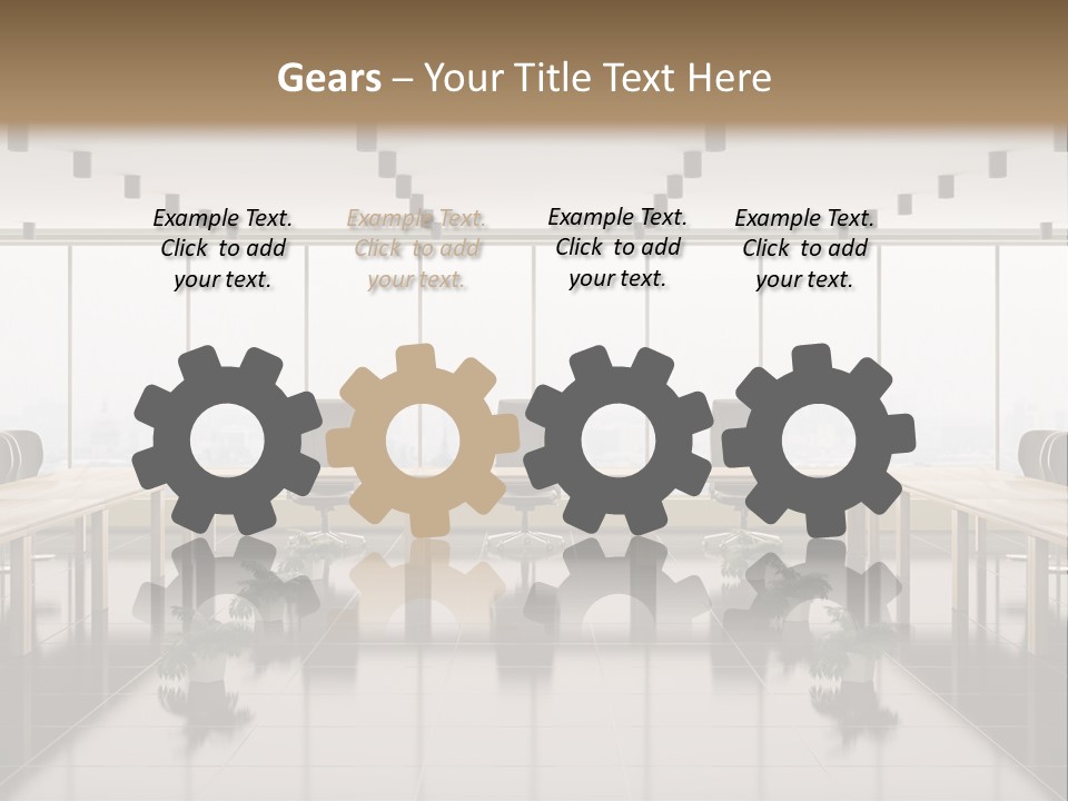 Interior Panorama Tiled PowerPoint Template