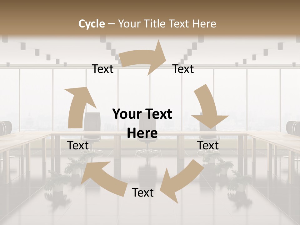 Interior Panorama Tiled PowerPoint Template