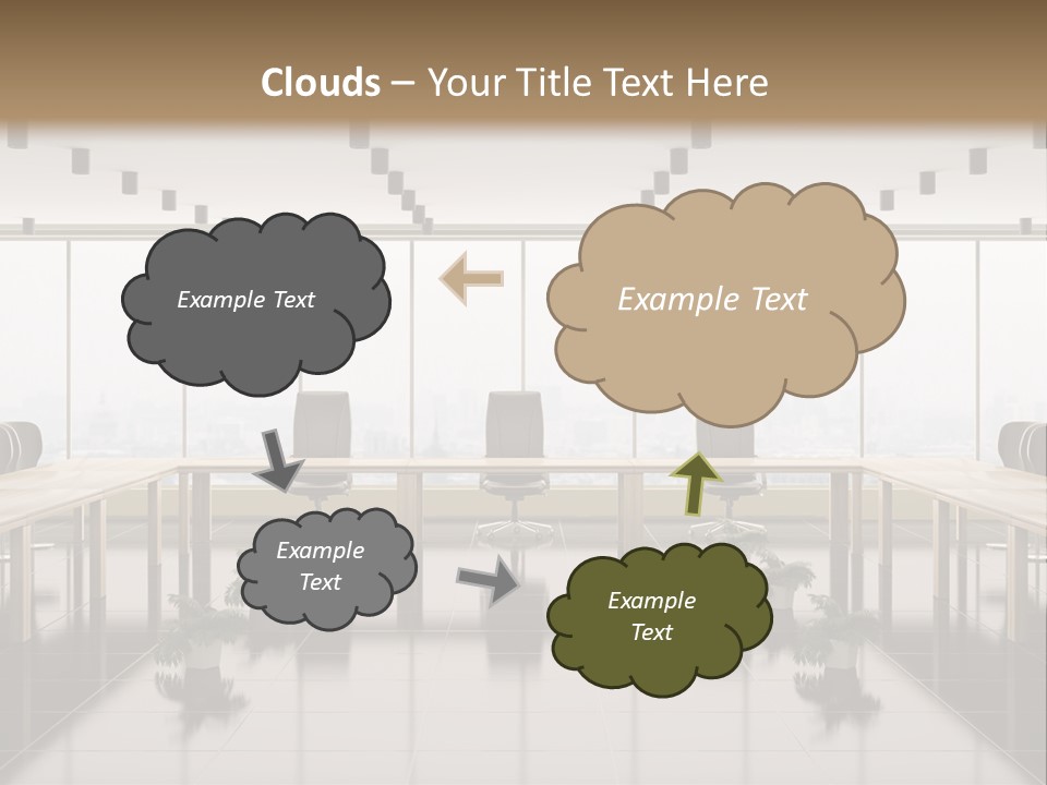 Interior Panorama Tiled PowerPoint Template